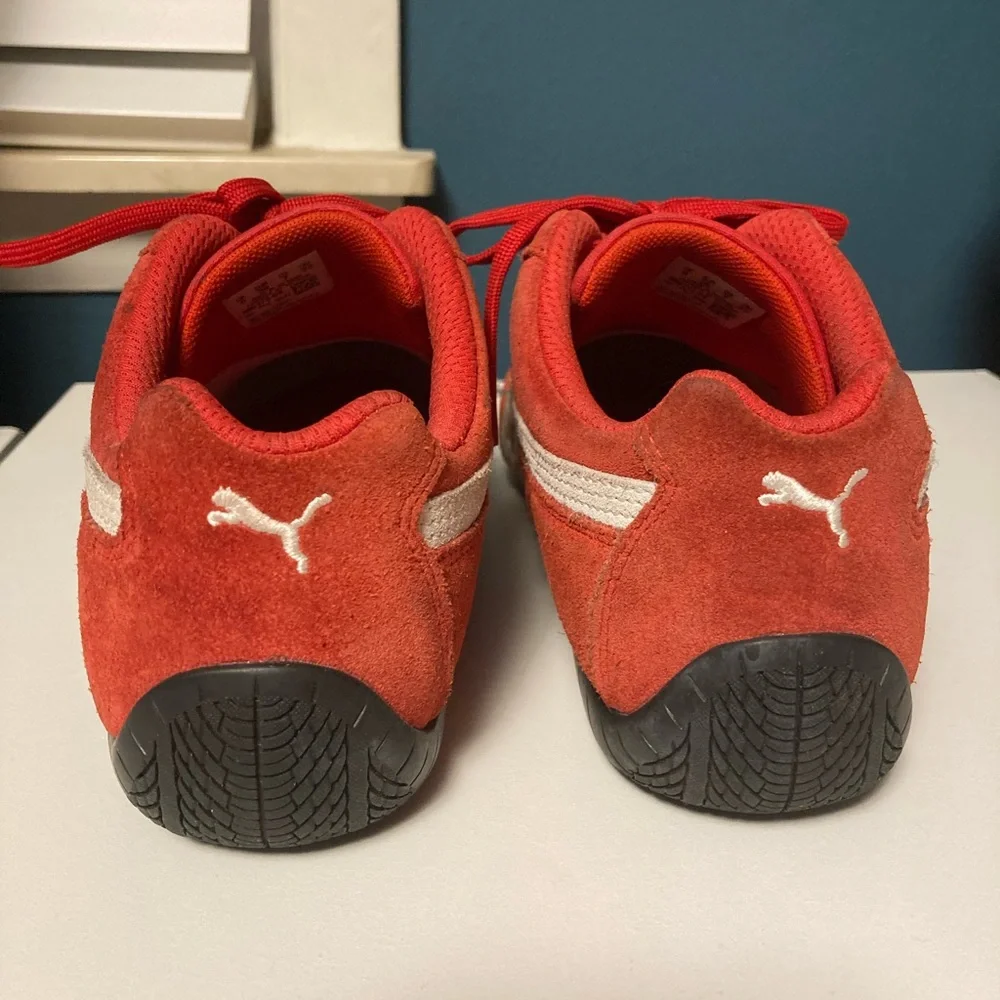 Puma Speedcat Red Suede Sneakers